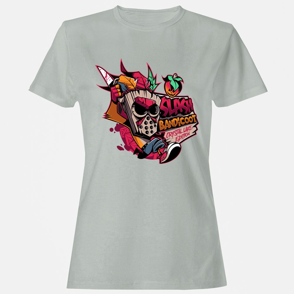 Women's T-Shirt - EX7QDLTH - Ash - 2
