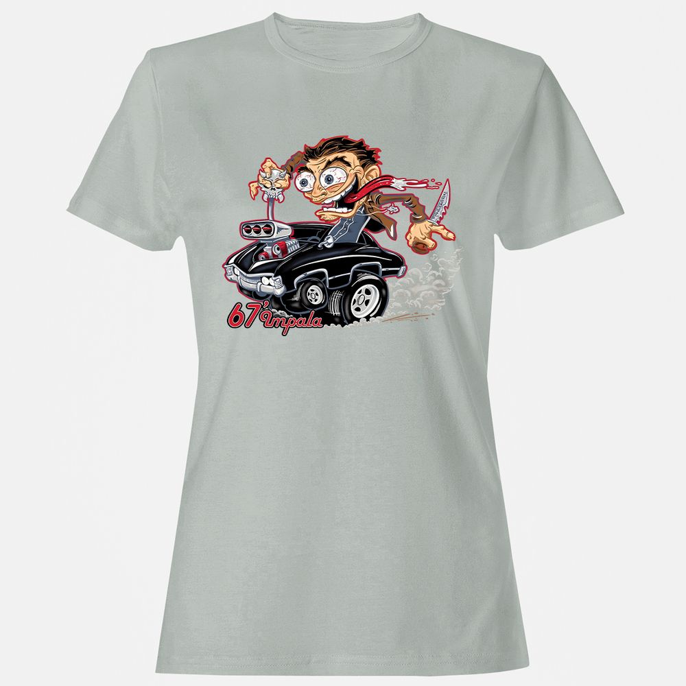 Women's T-Shirt - D6TAHMWH - Ash - 2