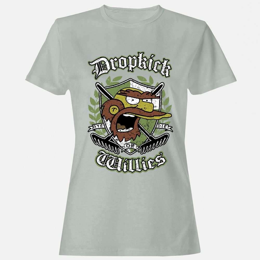 Women's T-Shirt - JQ9ZSDL5 - Ash - 2