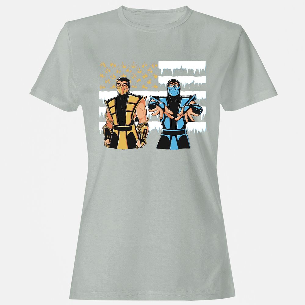 Women's T-Shirt - N4VBYQLL - Ash - 2