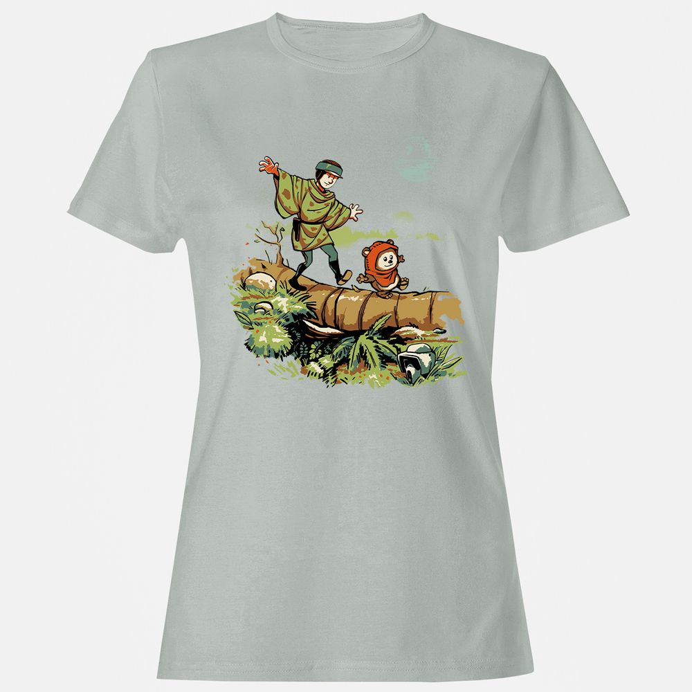 Women's T-Shirt - 8262QYA7 - Ash - 2