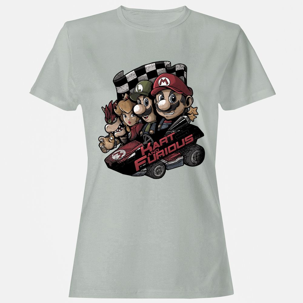 Women's T-Shirt - KVNQX68A - Ash - 2