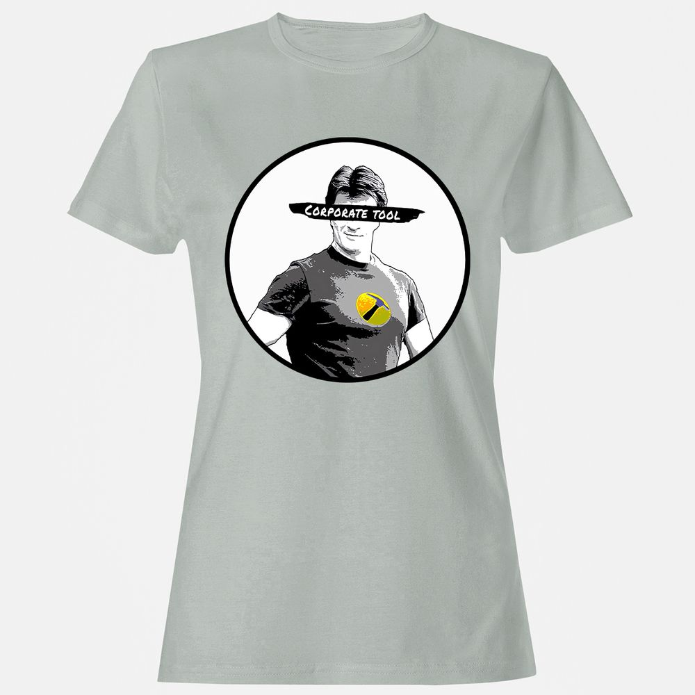Women's T-Shirt - BQVJZKCU - Ash - 2