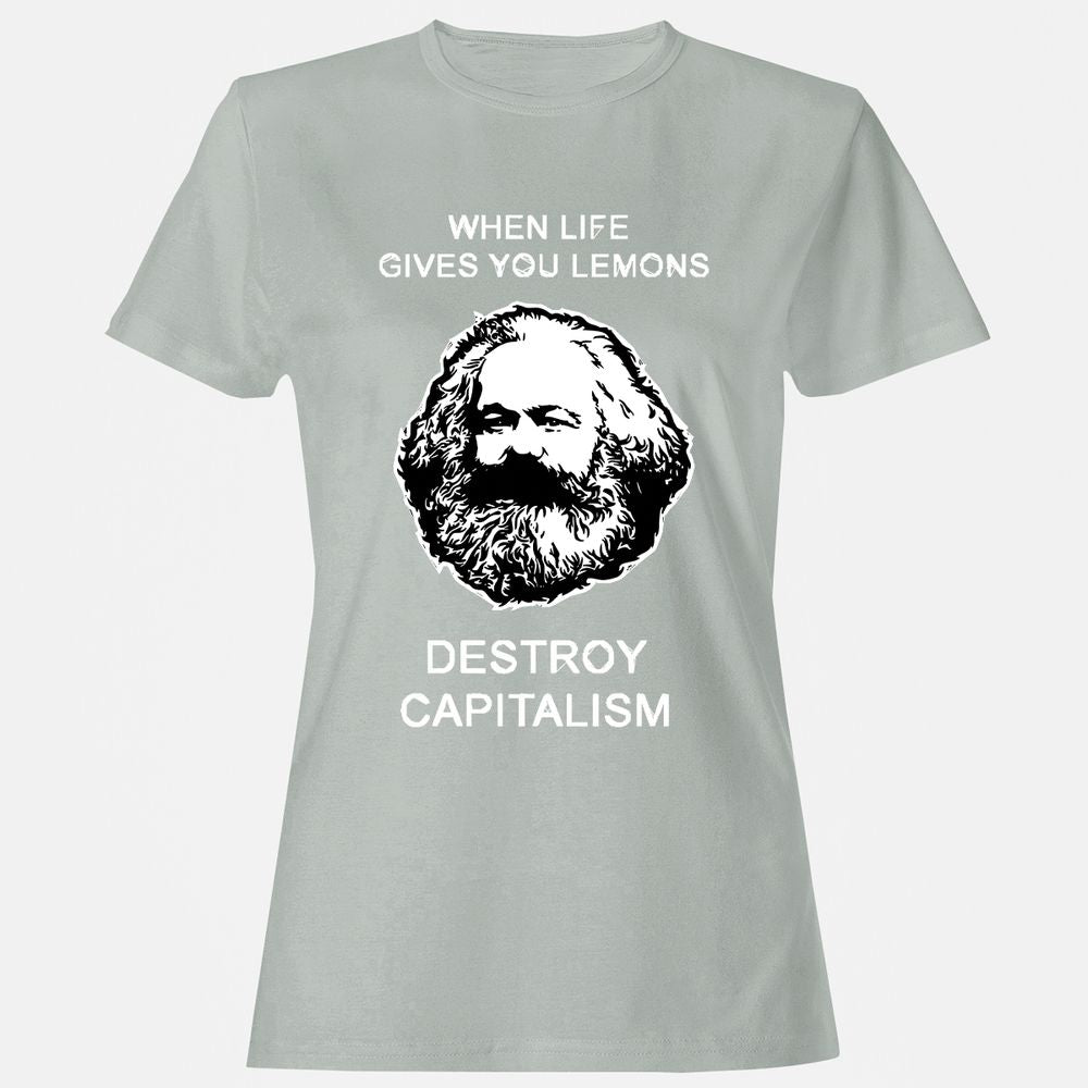 Women's T-Shirt - V77J7KU5 - Ash - 2