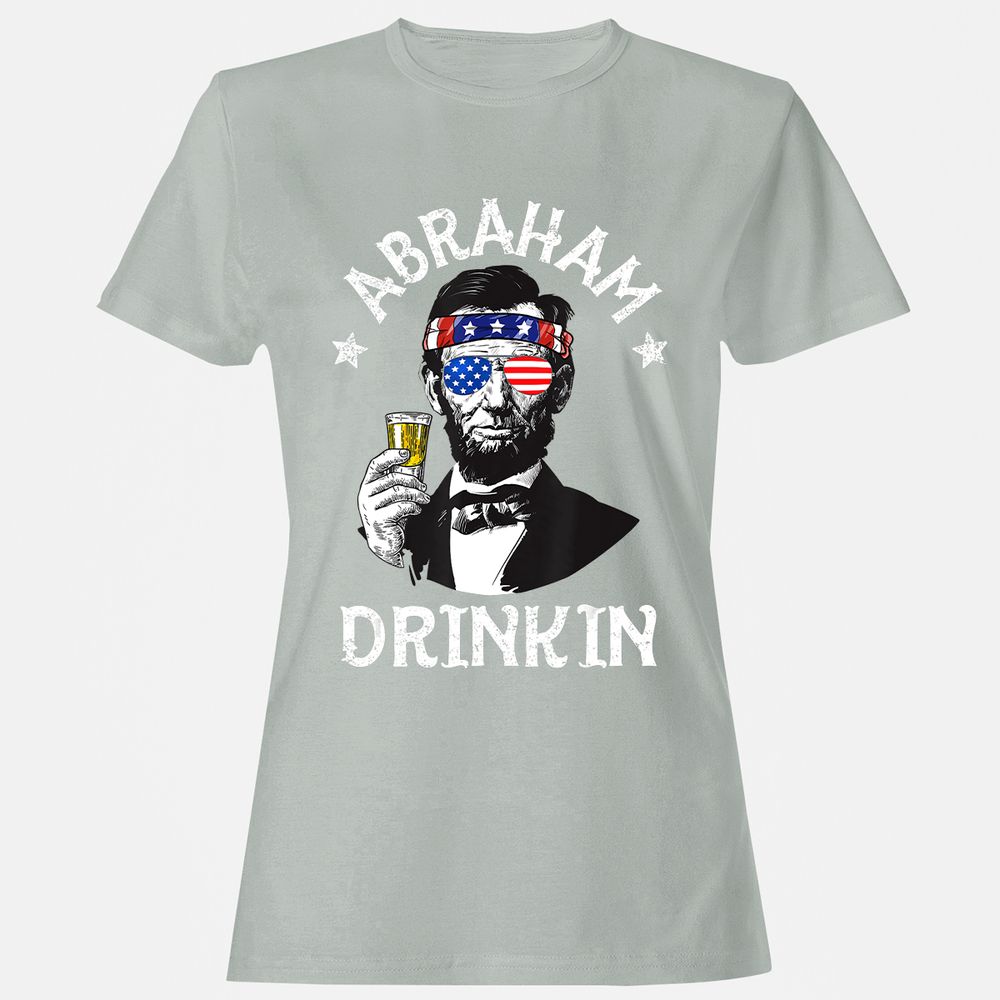 Women's T-Shirt - TMZ4W7QU - Ash - 2