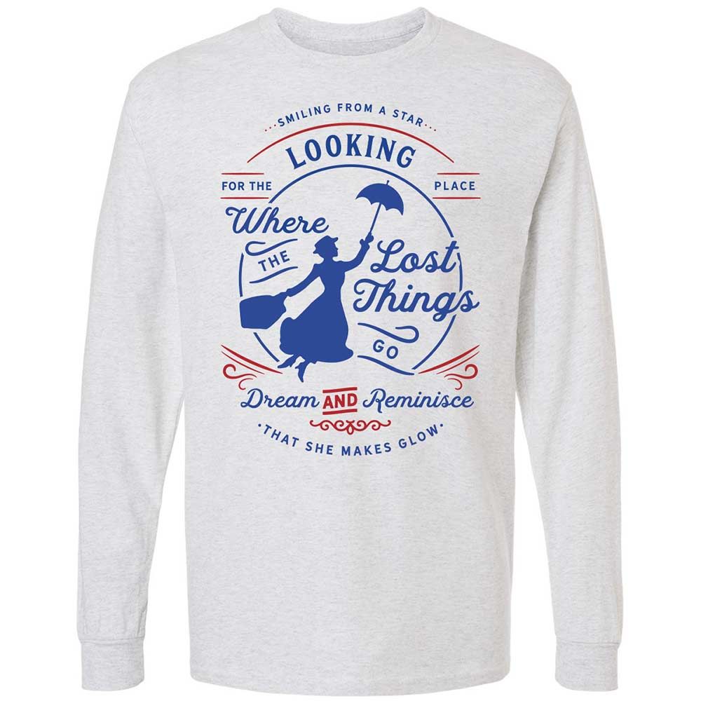 Long Sleeve T-Shirt - D8G1LR9V - Ash - 2