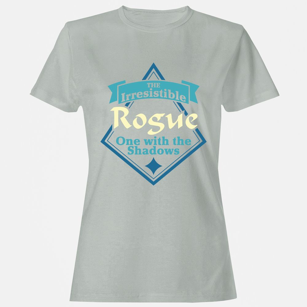 Women's T-Shirt - QE4GH7YP - Ash - 2