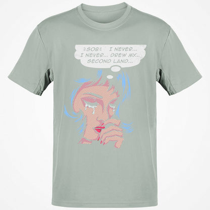 Classic Unisex T-Shirt - Q3W77915 - Ash - 2