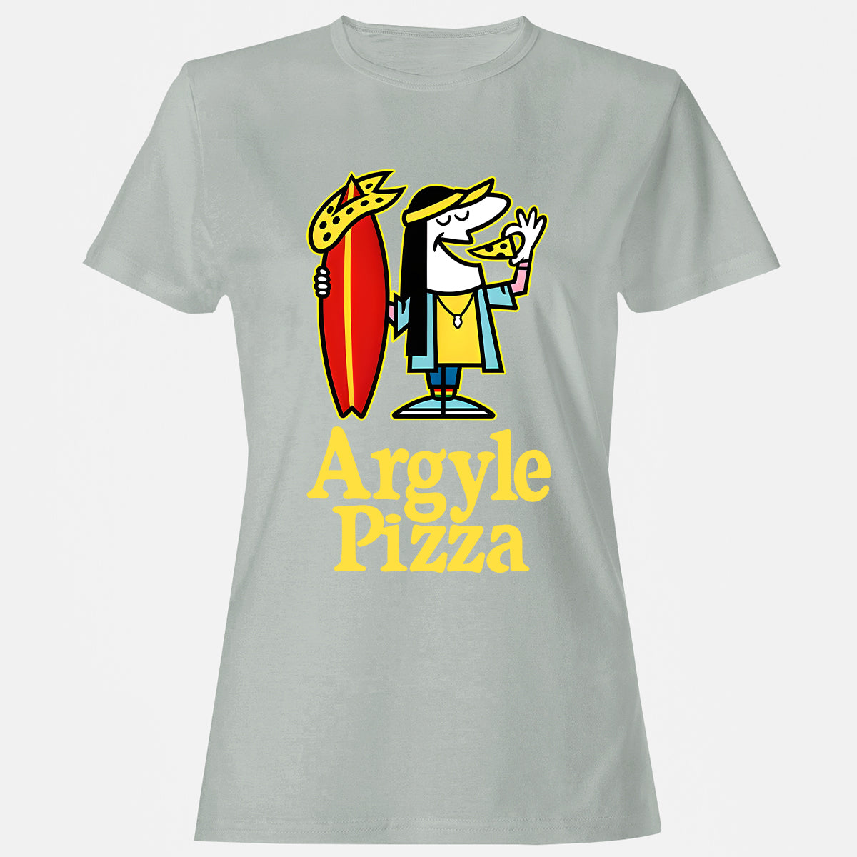 Women's T-Shirt - 6LS1NN9R - Ash - 2