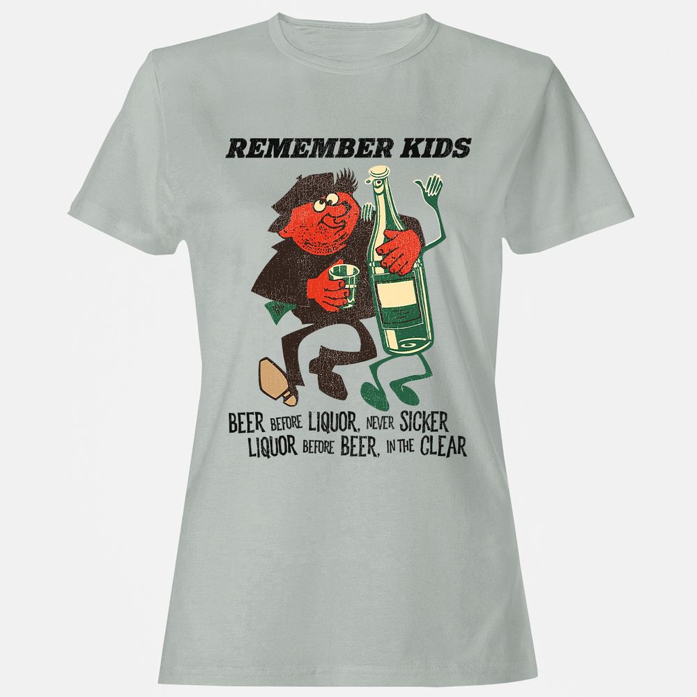 Women's T-Shirt - BD3XN3QX - Ash - 2