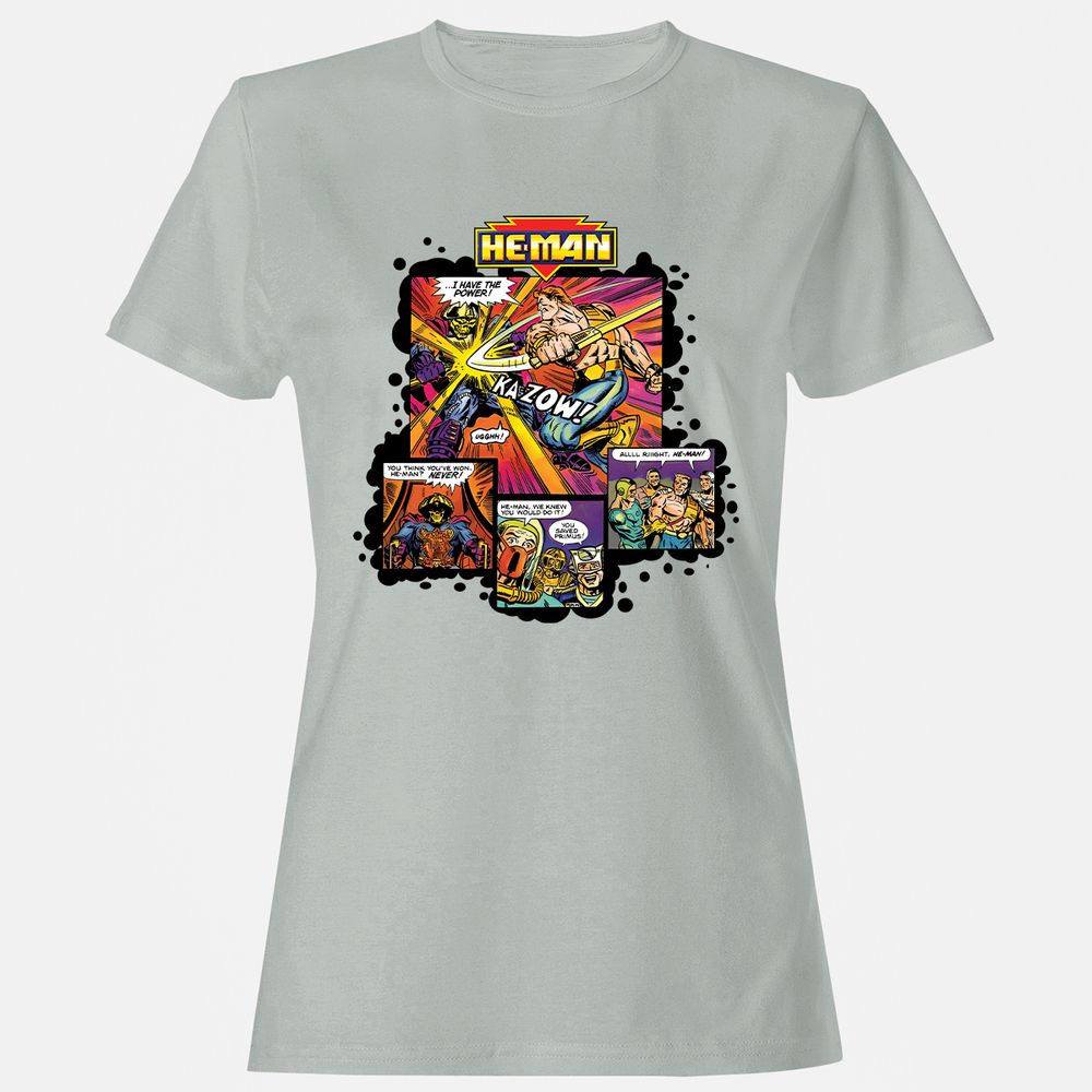 Women's T-Shirt - V1SHCJCU - Ash - 2