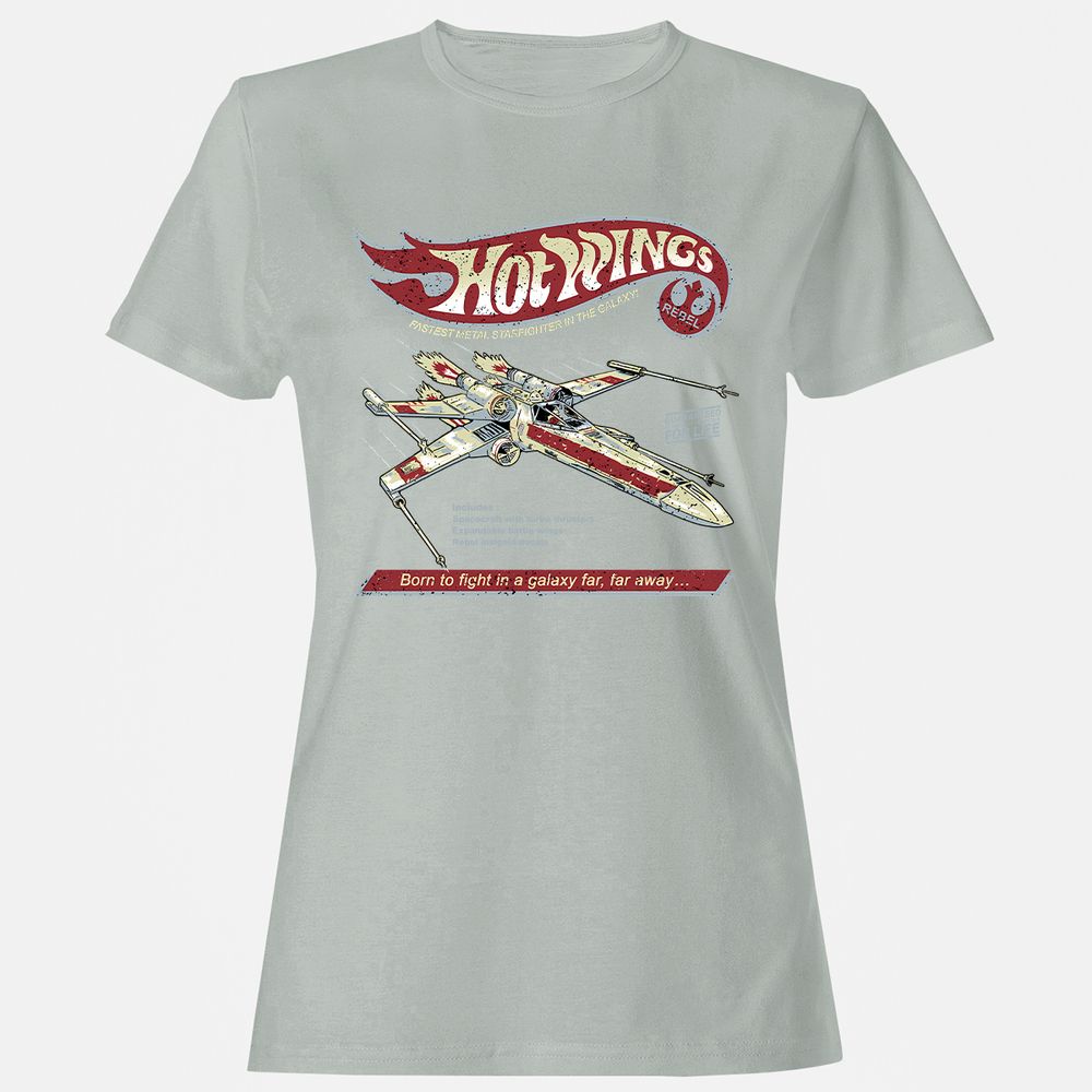 Women's T-Shirt - HQQXMWPG - Ash - 2