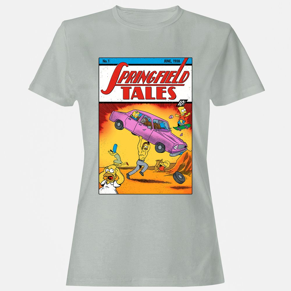 Women's T-Shirt - 7YJQMF7T - Ash - 2