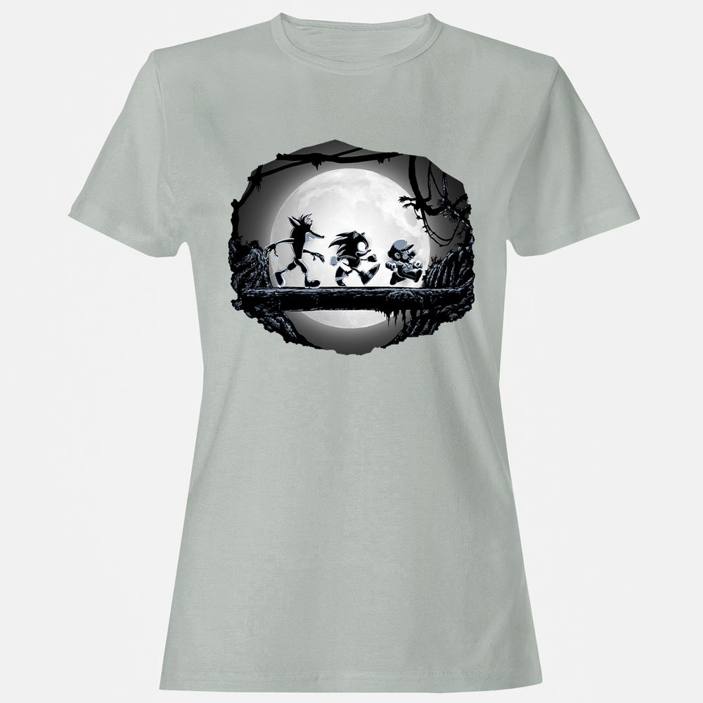 Women's T-Shirt - QE31LUGU - Ash - 2