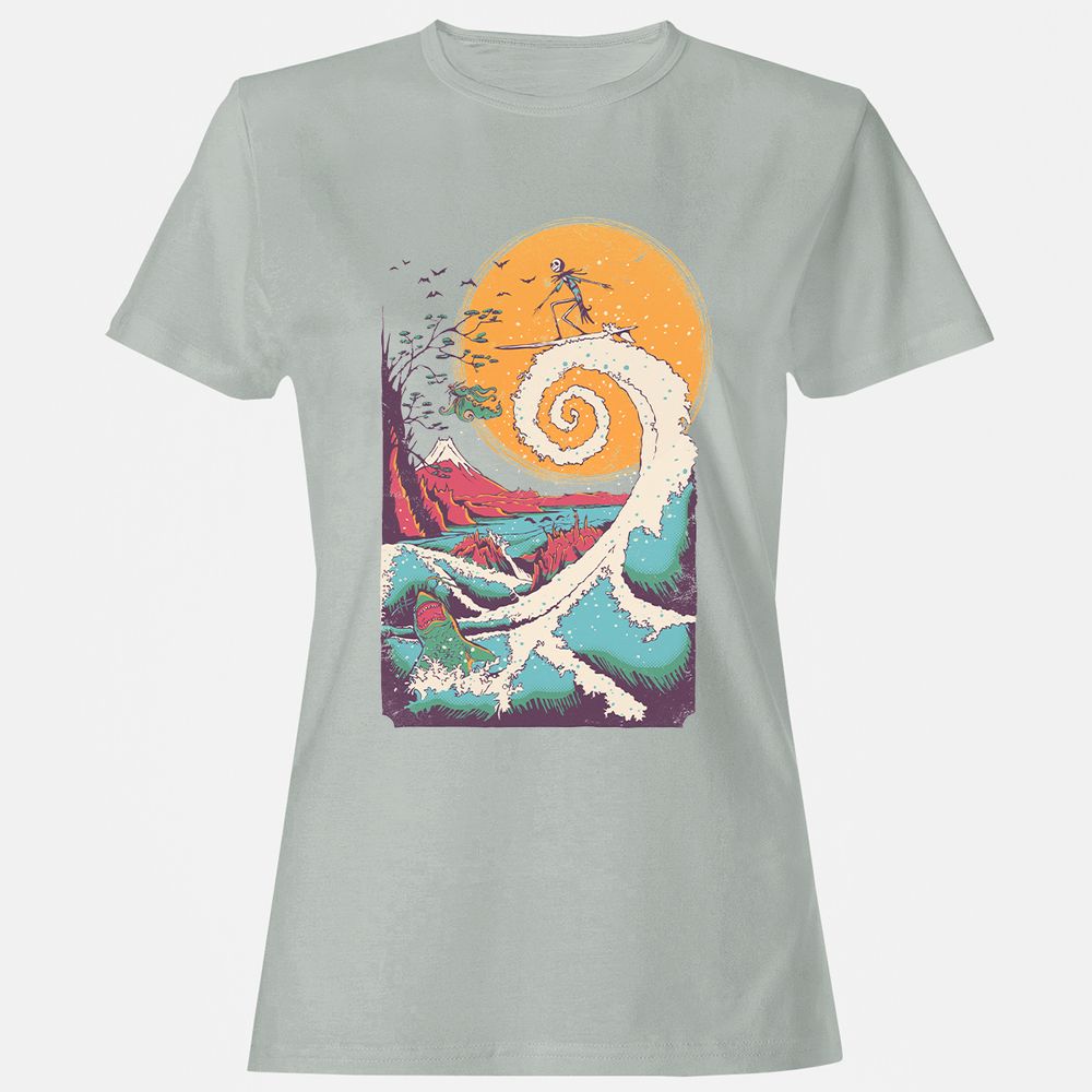 Women's T-Shirt - YM6XKWCG - Ash - 2