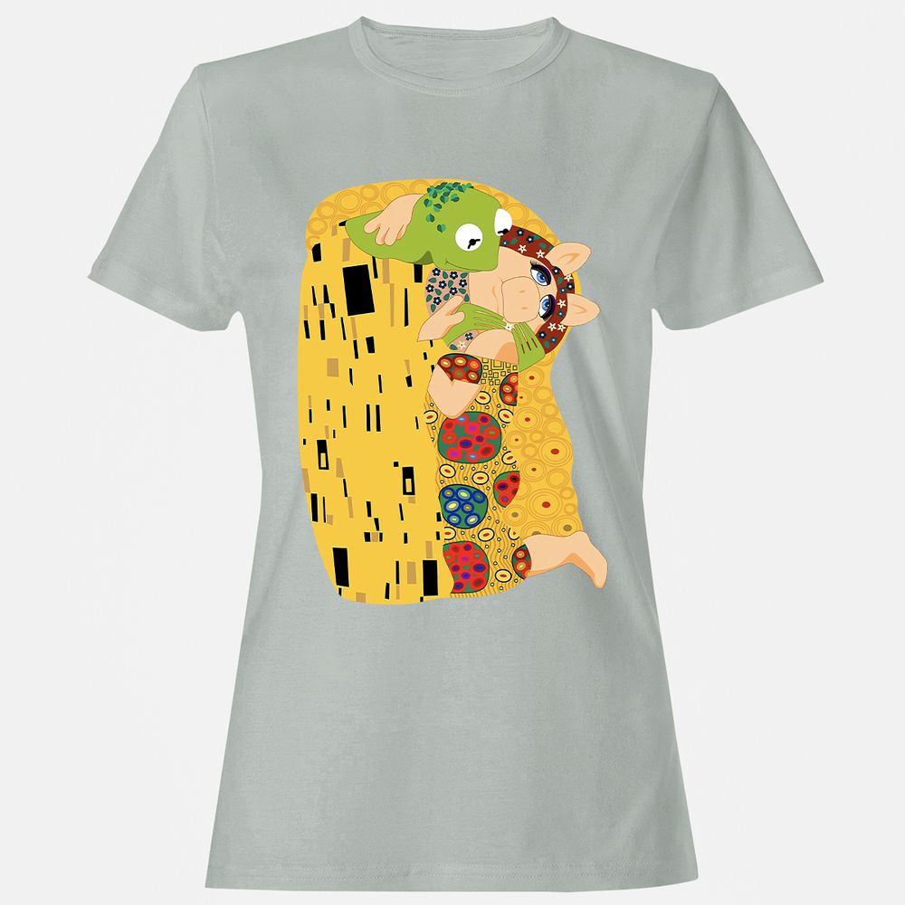 Women's T-Shirt - H7SUKVDN - Ash - 2