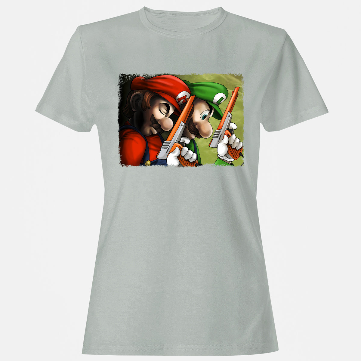 Women's T-Shirt - 4U3S79ZK - Ash - 2