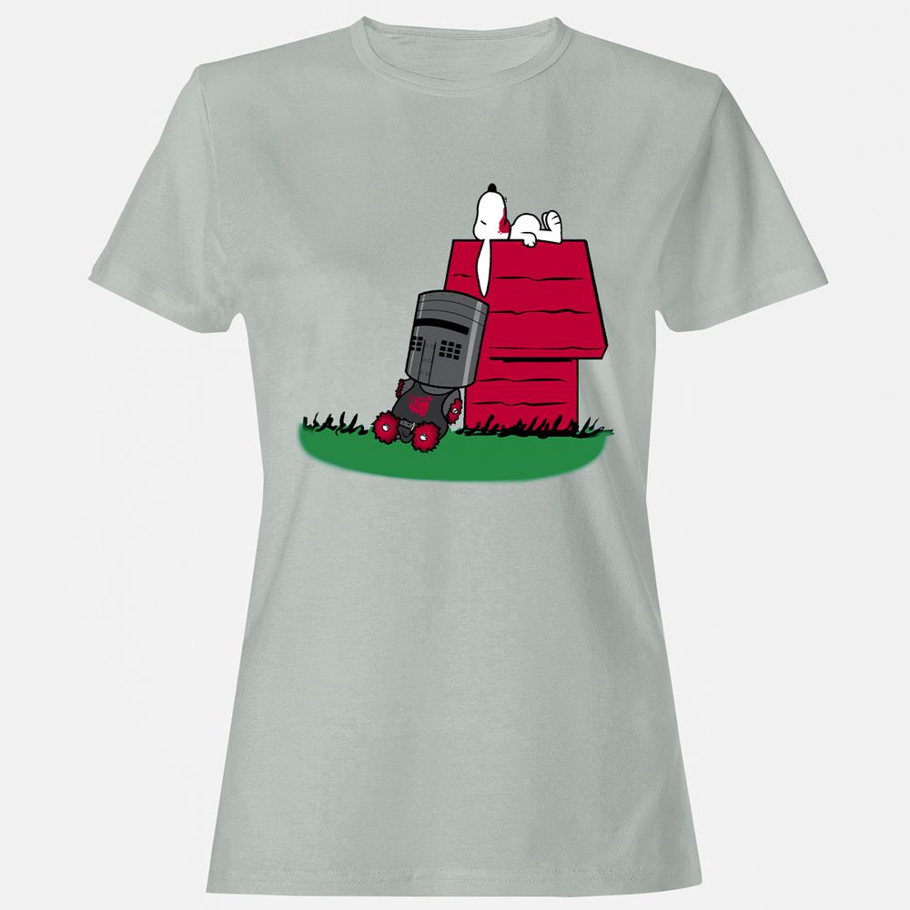 Women's T-Shirt - 5K46EL8A - Ash - 2