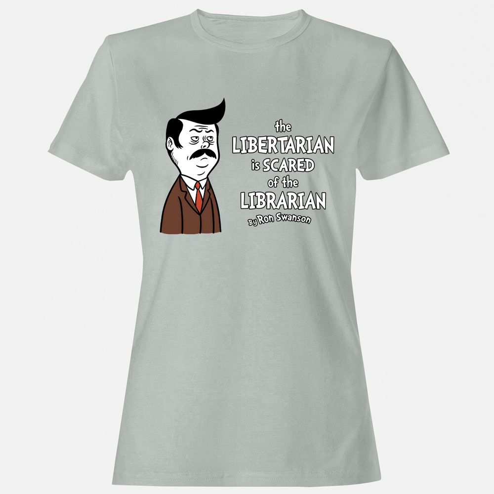 Women's T-Shirt - XQ5XZMMD - Ash - 2