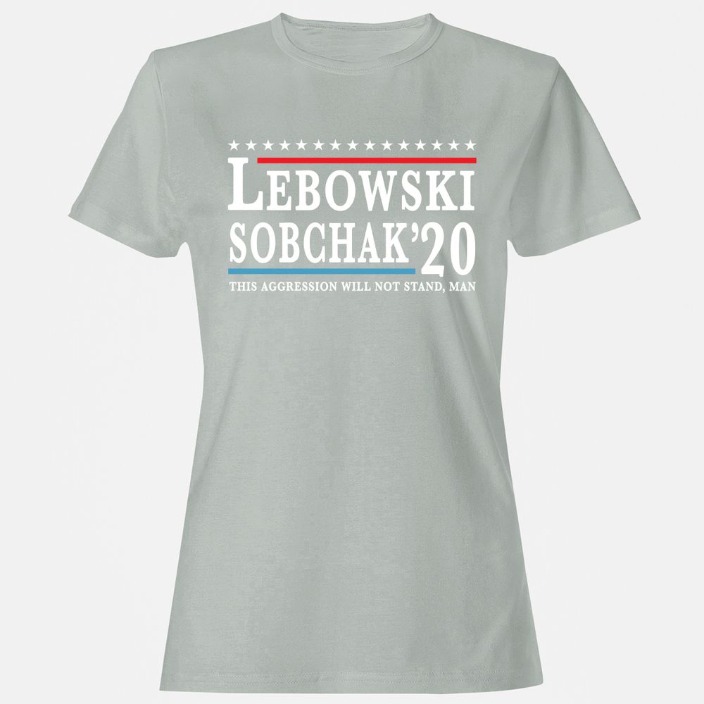 Women's T-Shirt - L4XCJSSN - Ash - 2