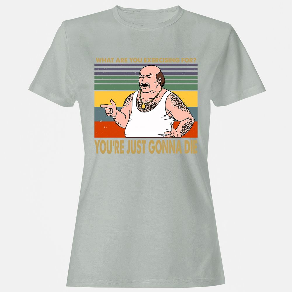 Women's T-Shirt - 2ZE3B875 - Ash - 2