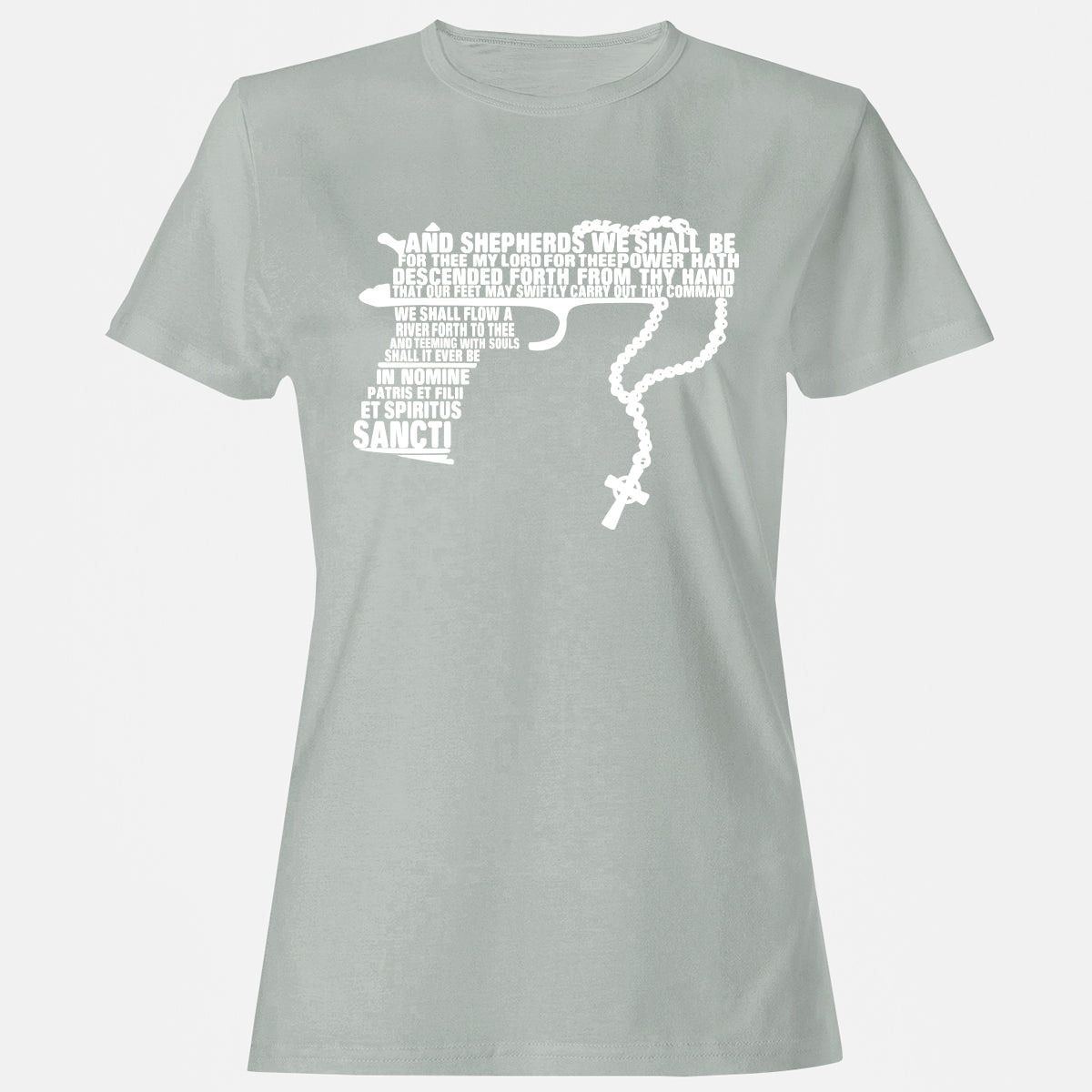 Women's T-Shirt - 6ZMWY9DY - Ash - 2
