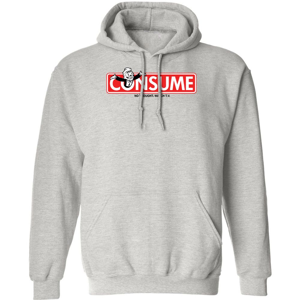 Classic Unisex Hoodie - 5ZU6UPXU - Ash - 2