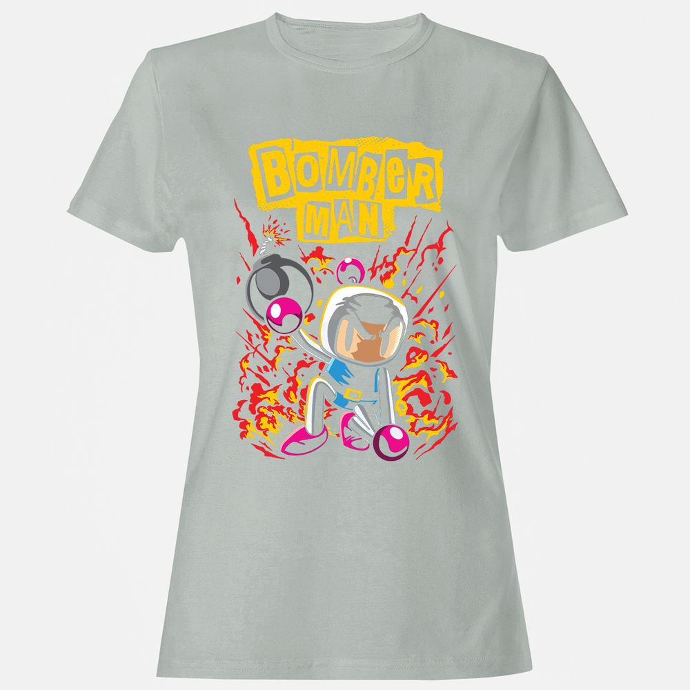 Women's T-Shirt - JY5JBZL2 - Ash - 2