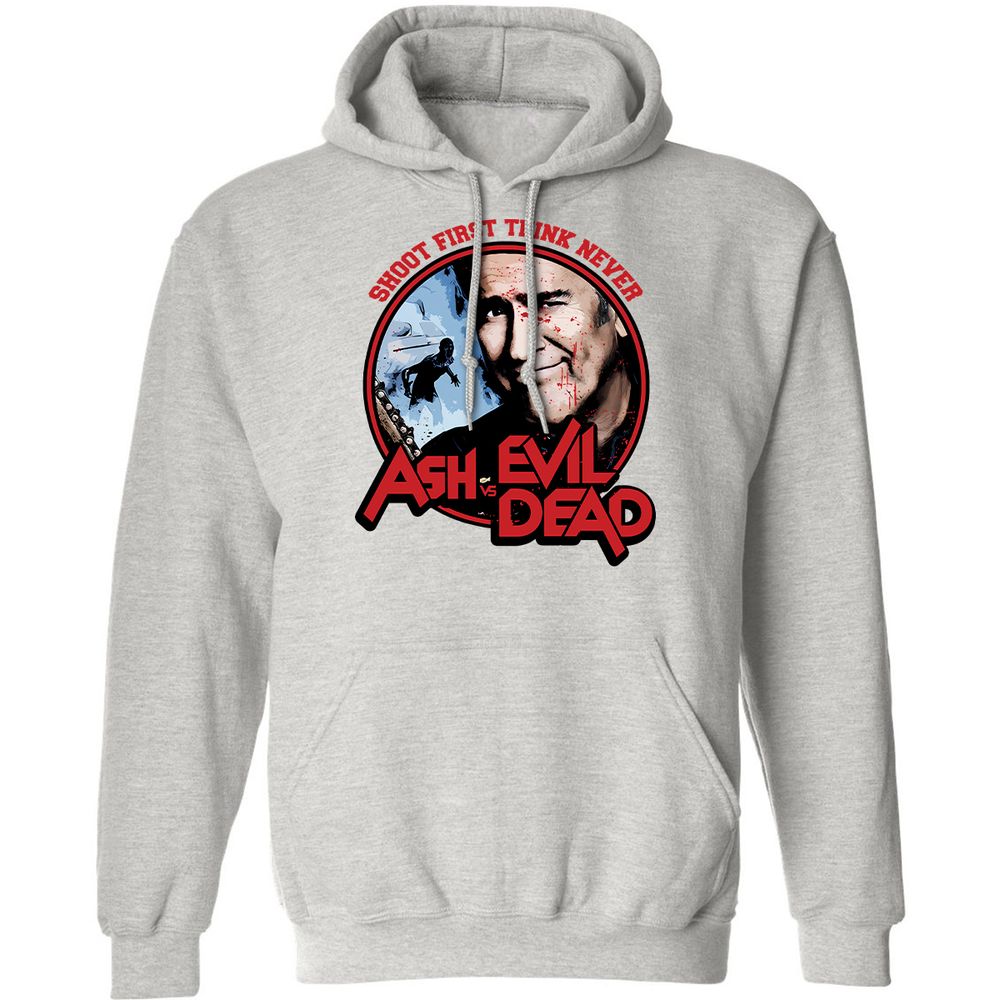 Classic Unisex Hoodie - RMQL9XHW - Ash - 2