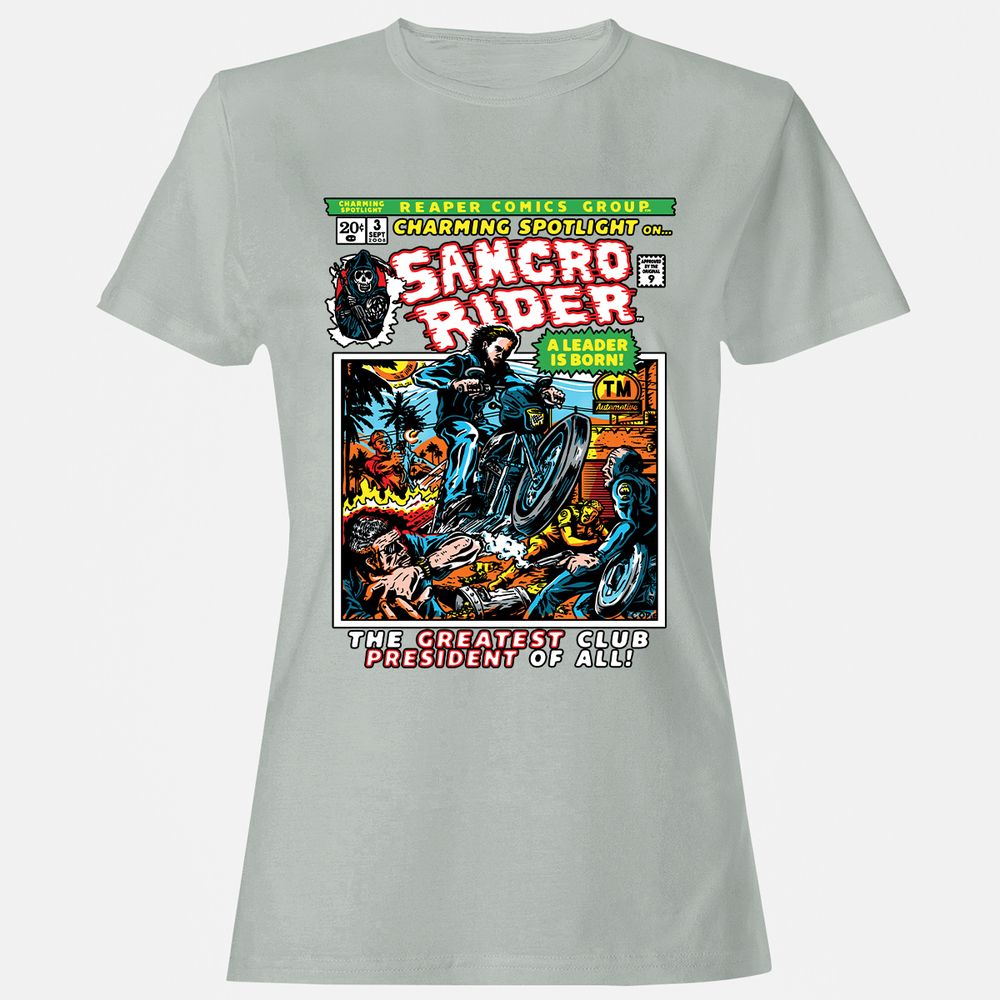 Women's T-Shirt - EL5B7R7E - Ash - 2