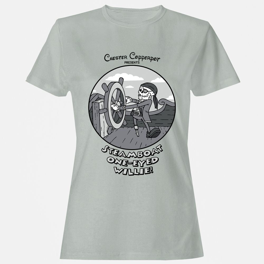Women's T-Shirt - SWCJ1WBD - Ash - 2