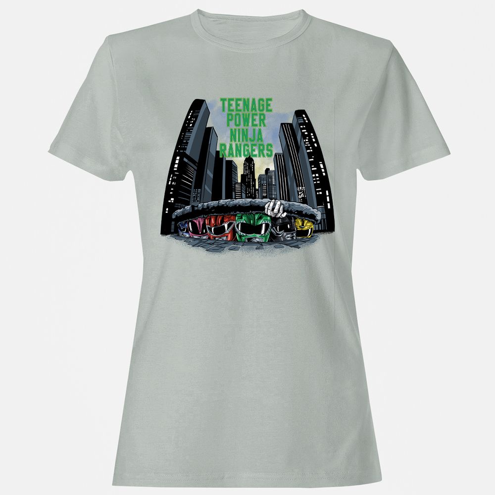 Women's T-Shirt - 3YFZJAGQ - Ash - 2