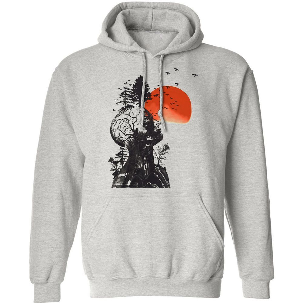 Classic Unisex Hoodie - L7H9KSTS - Ash - 2