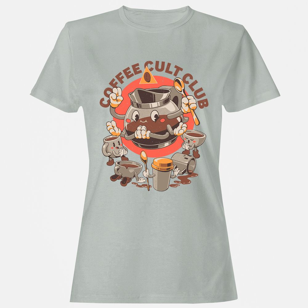 Women's T-Shirt - 6T5B868V - Ash - 2