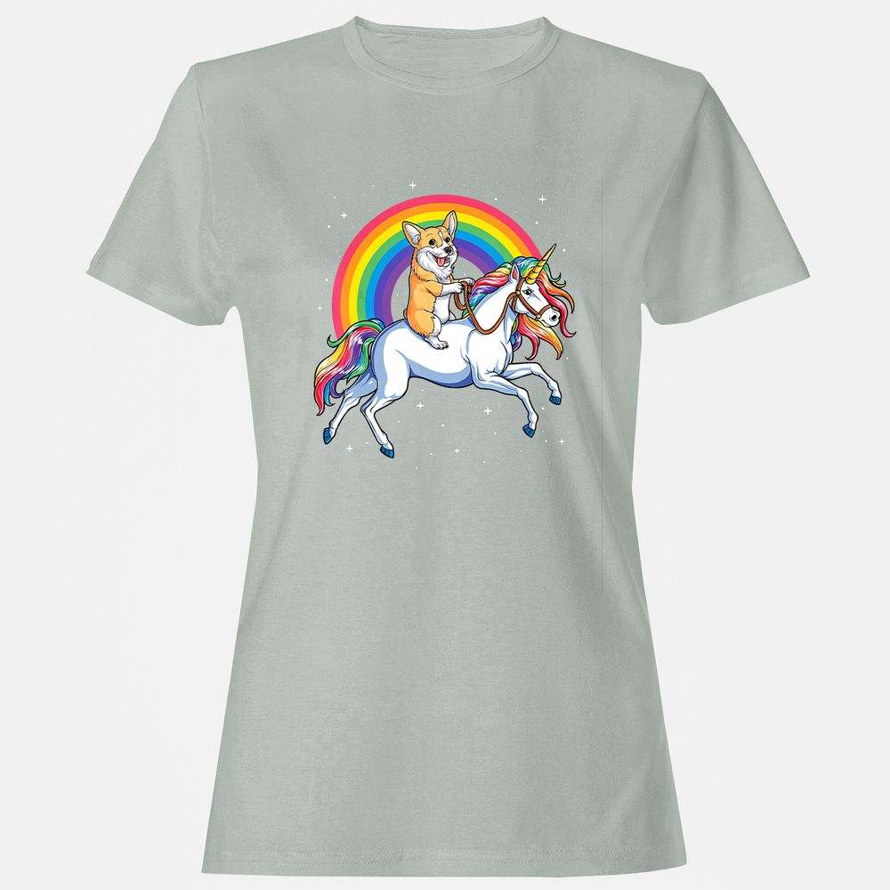 Women's T-Shirt - QVYRL5DG - Ash - 2