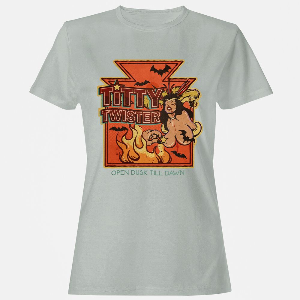 Women's T-Shirt - QAFDMJAM - Ash - 2