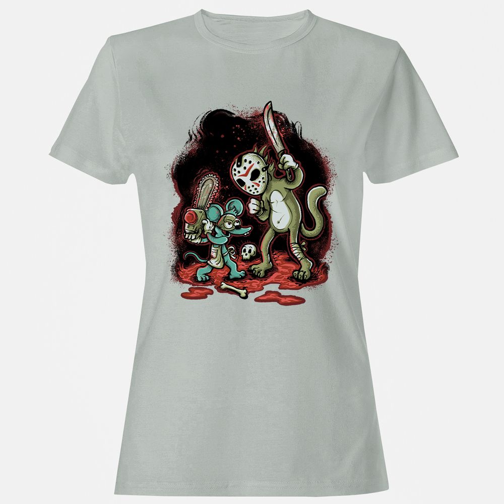 Women's T-Shirt - M7ZVAEE9 - Ash - 2