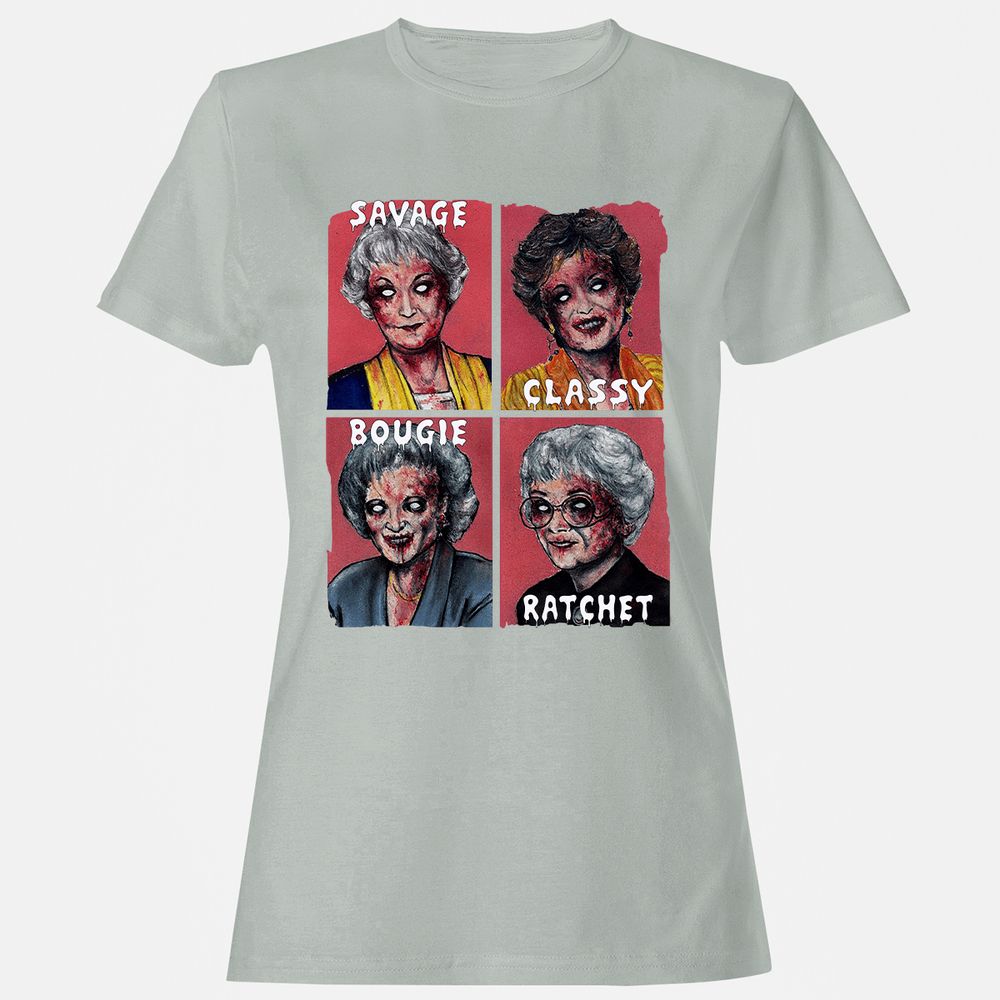Women's T-Shirt - G9UMJP7W - Ash - 2