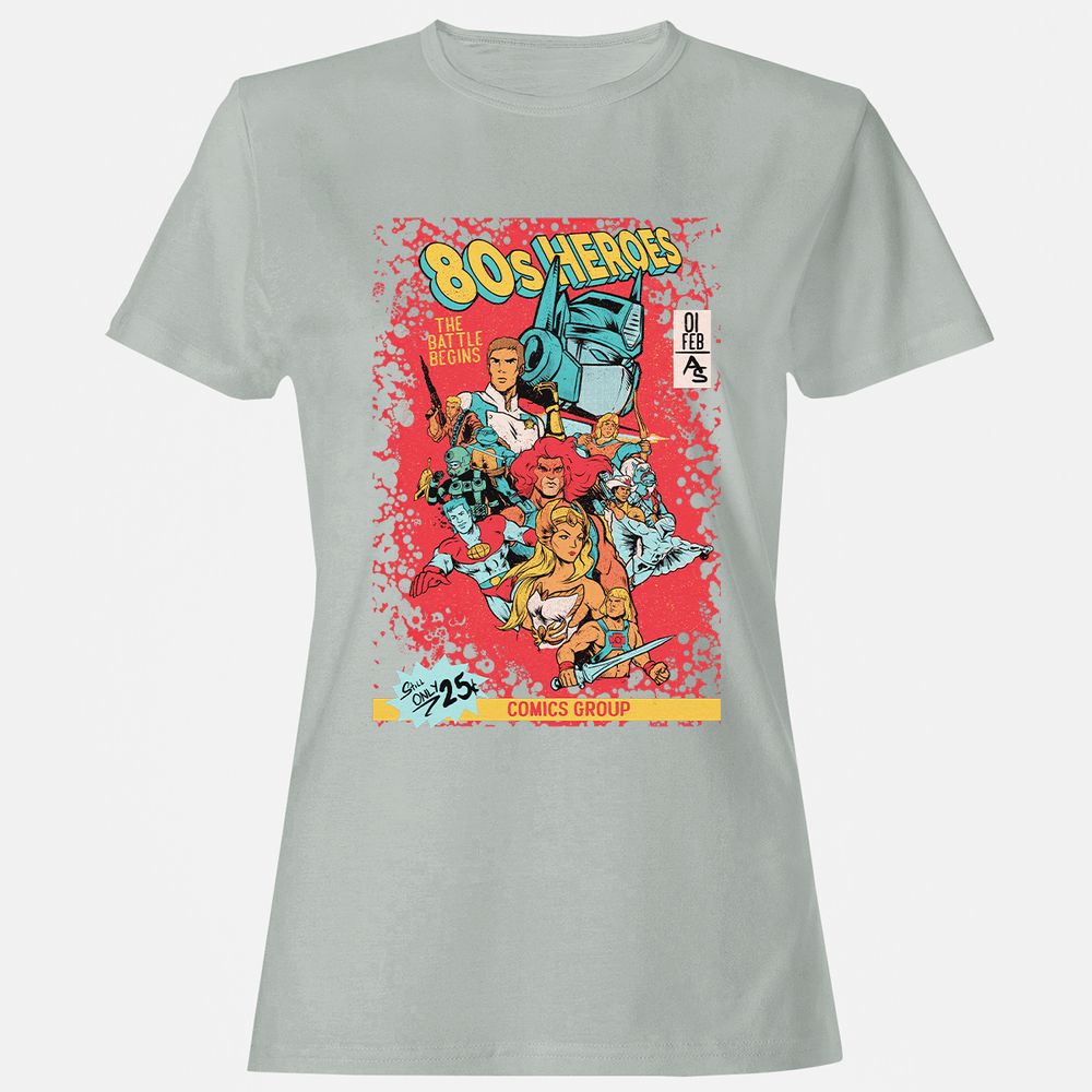 Women's T-Shirt - FL4YBBD2 - Ash - 2