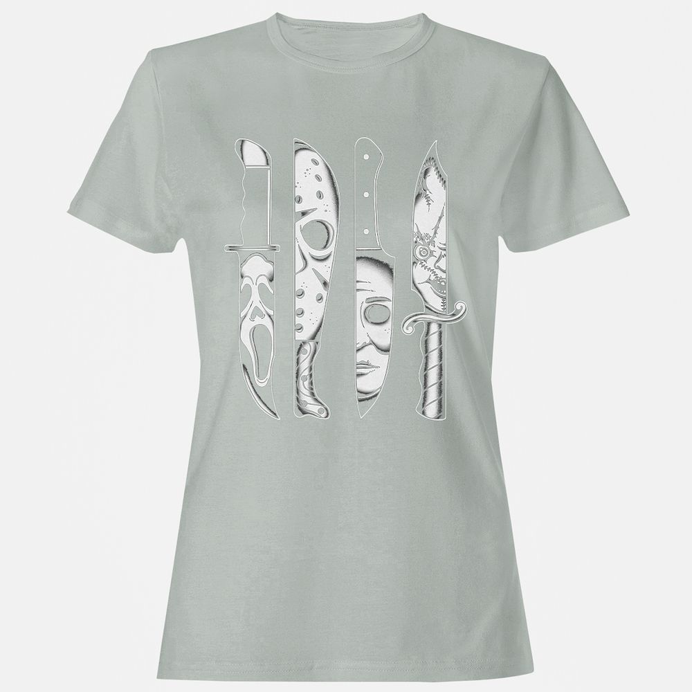 Women's T-Shirt - EXXUY2EC - Ash - 2