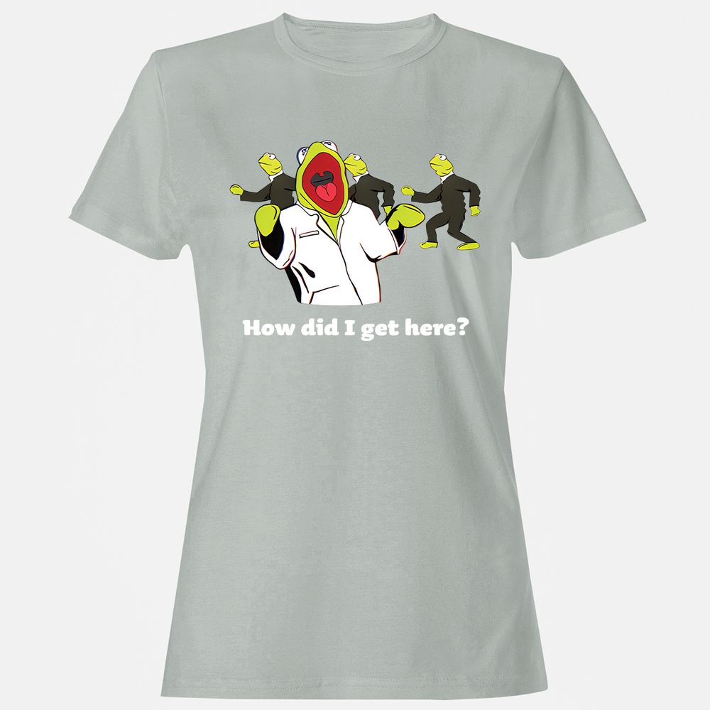 Women's T-Shirt - QVDGB92W - Ash - 2
