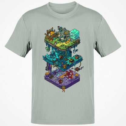 Classic Unisex T-Shirt - QXH67KLV - Ash - 2