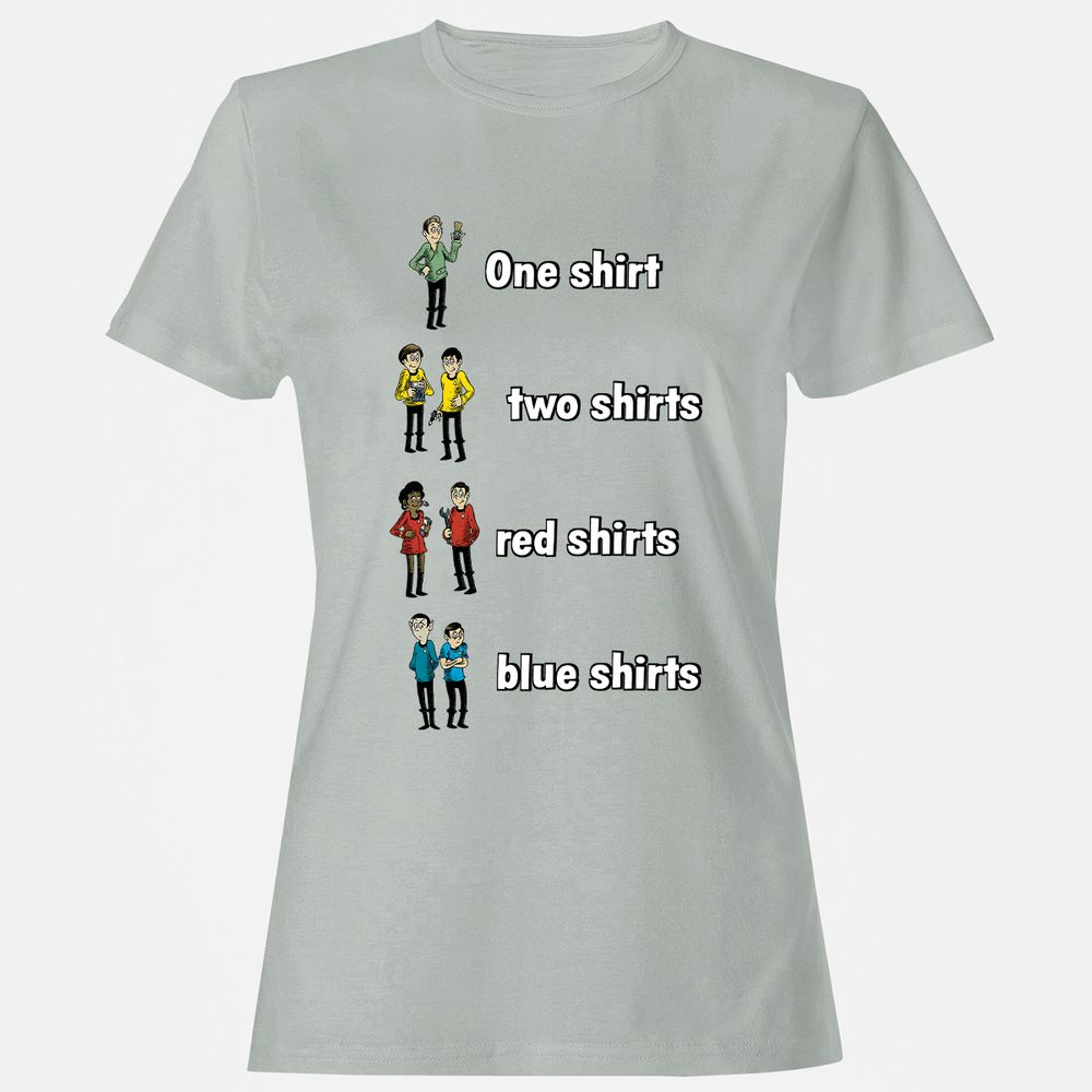 Women's T-Shirt - LC9G9EJ4 - Ash - 2