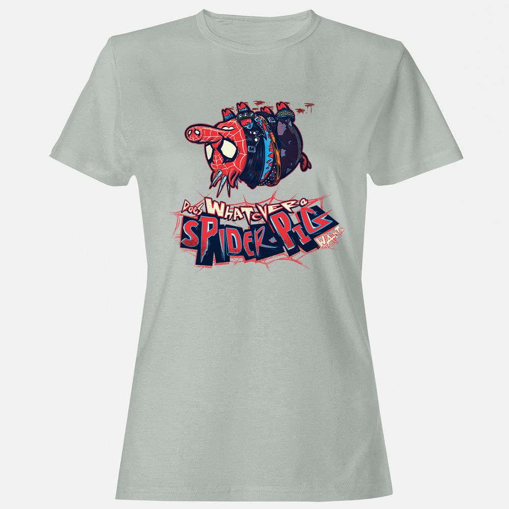 Women's T-Shirt - 66QBTLEE - Ash - 2