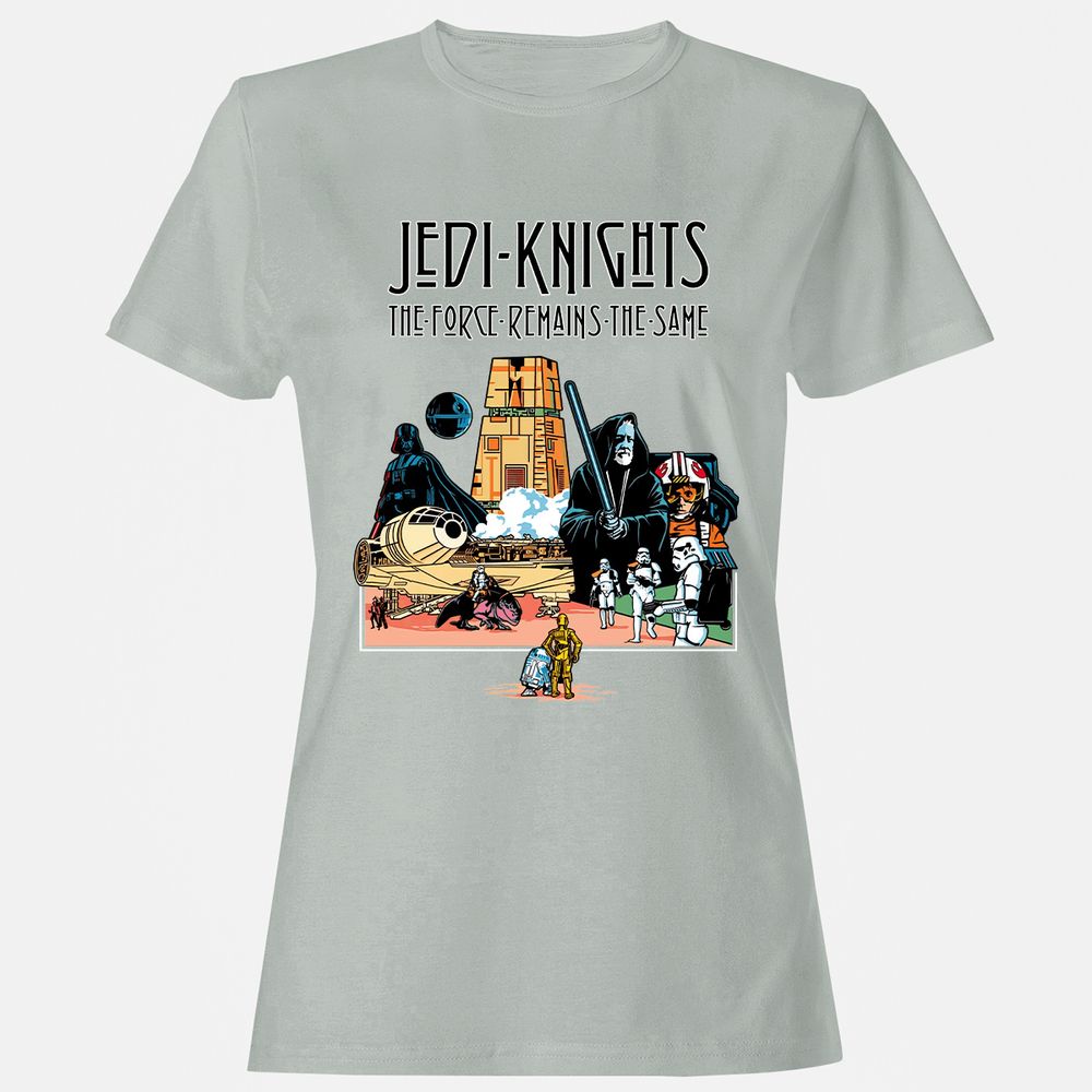 Women's T-Shirt - QFAMKFV3 - Ash - 2