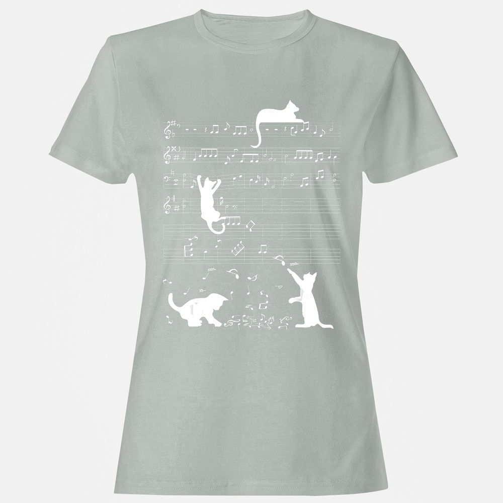 Women's T-Shirt - 74F1DCCZ - Ash - 2