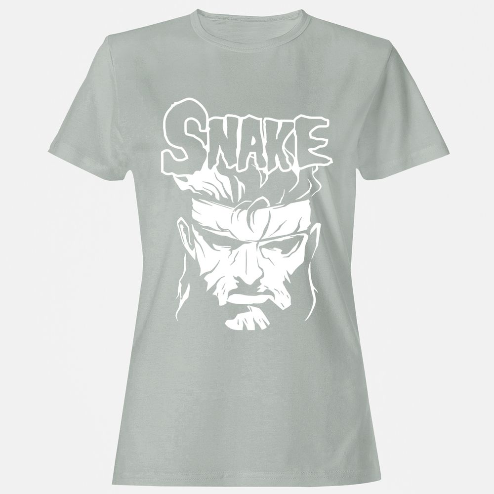 Women's T-Shirt - 7Z6A7NGU - Ash - 2