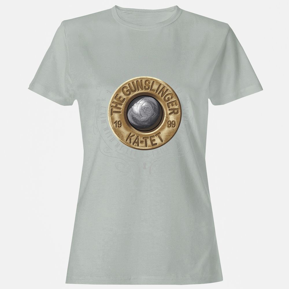 Women's T-Shirt - 7XUYXPV7 - Ash - 2