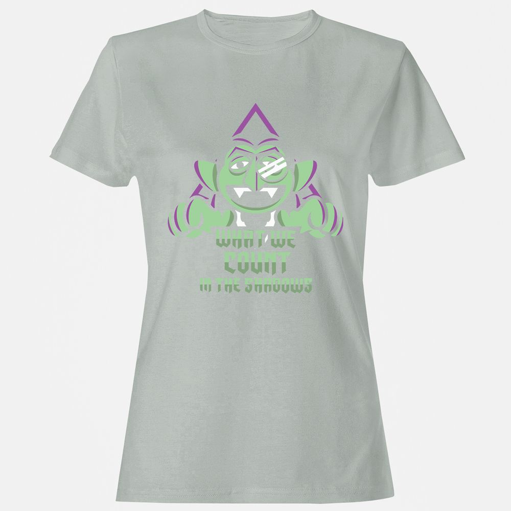 Women's T-Shirt - 11L7R1VQ - Ash - 2