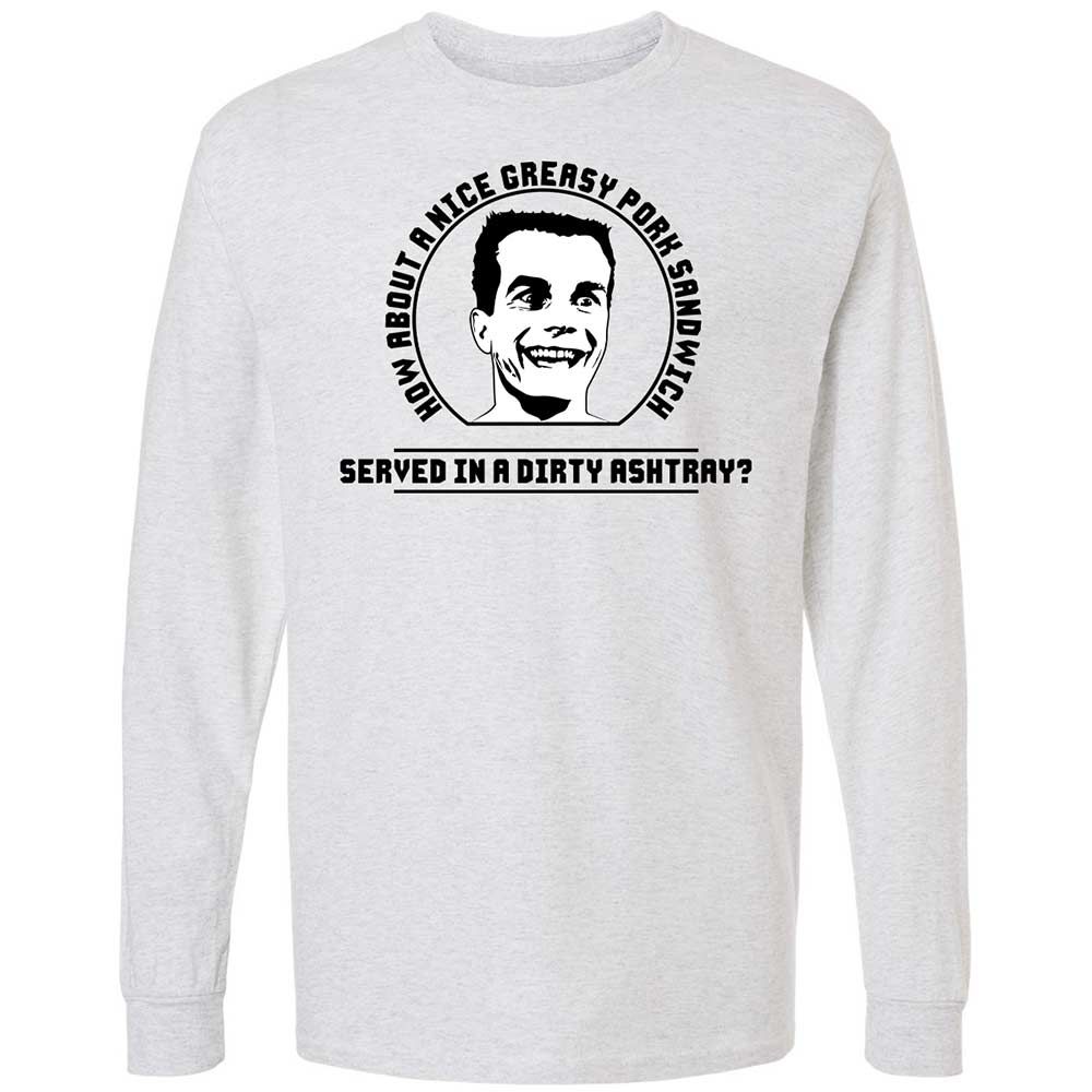 Long Sleeve T-Shirt - MZQAFLLB - Ash - 2